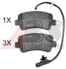 RENAU 440601147R Brake Pad Set, disc brake